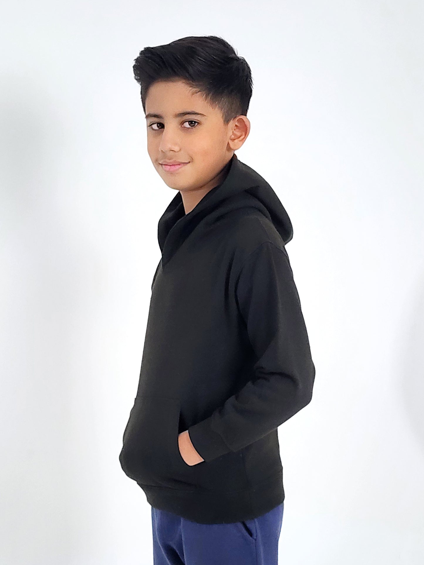 BOYS BASIC PULLOVER HOODIE