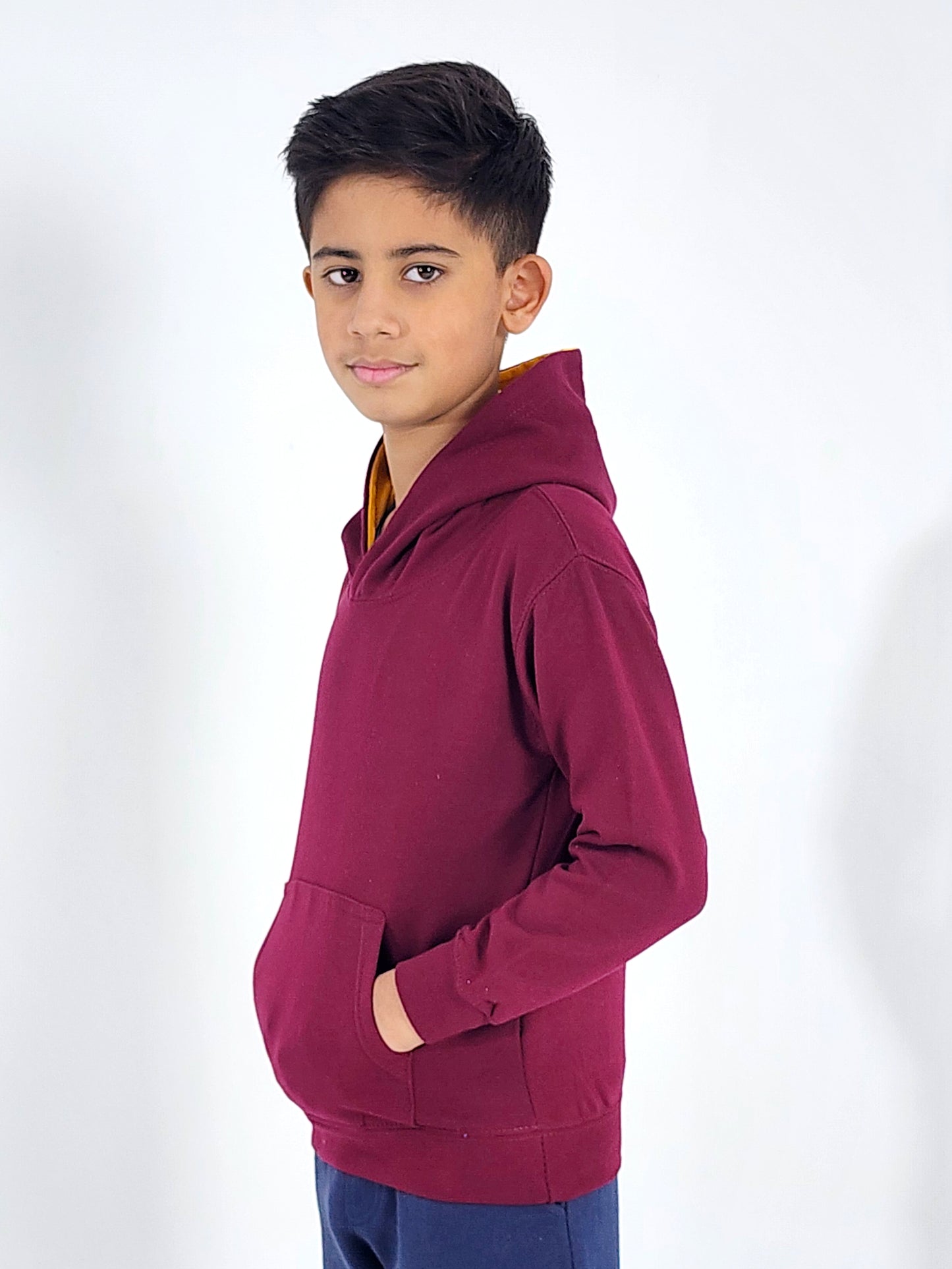 BOYS BASIC PULLOVER HOODIE