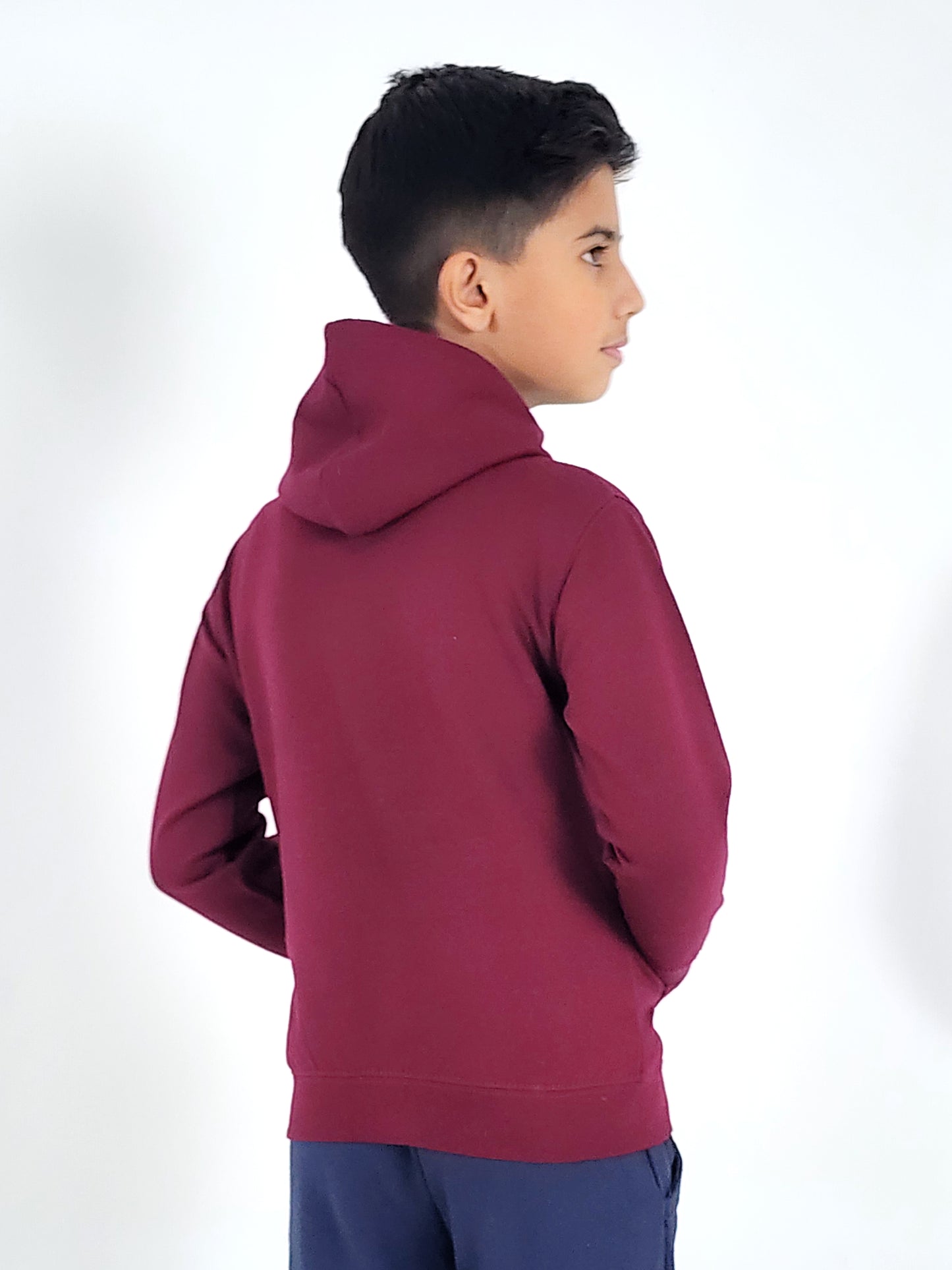 BOYS BASIC PULLOVER HOODIE