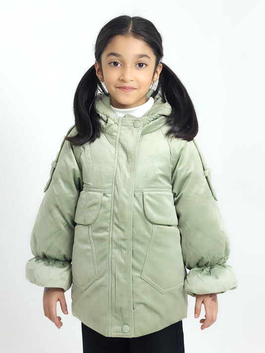 KIDS GIRLS PUFFER JACKET