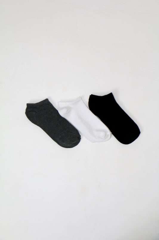 MEN NO SHOW SOCKS PACK OF 3