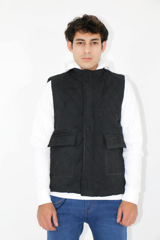 MEN'S QUILTED GILET (SLEEVELESS JACKET)